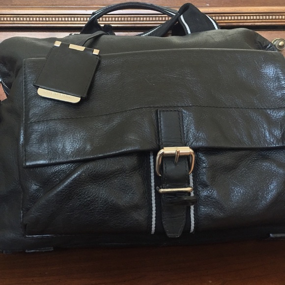 Hugo Boss Bags Hugo Boss Rare Vintage Leather Weekender Duffel